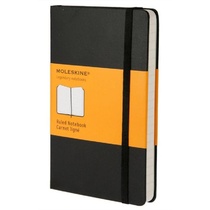 Блокнот Moleskine Classic Large A5+ 120 листов черный в линейку на сшивке (130x210 мм)